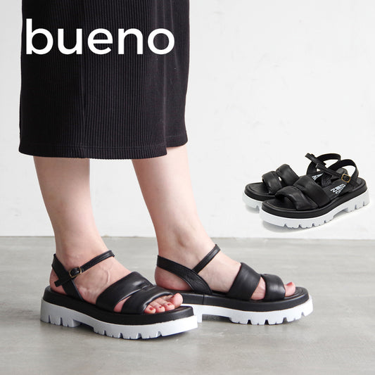 【BUENO SHOES ブエノシューズ】トルコ製 アンクルベルト パデッドサンダル【U7301】