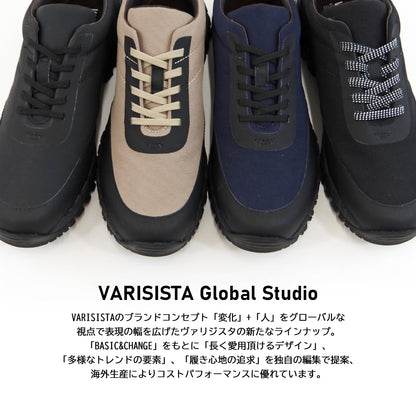 【VARISISTA Global Studio 】ビブラムソール ローカットスニーカー ZS911 トレッキング ショートブーツ 撥水仕様